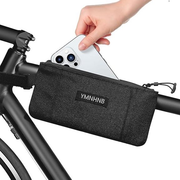 Water-Resistant Bike Frame Bag for Smartphone & Cards