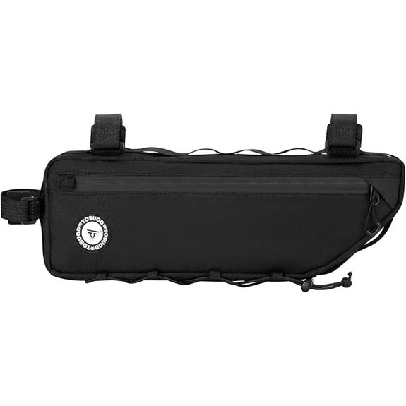 Waterproof Bike Frame Bag with Quick Access and Straps