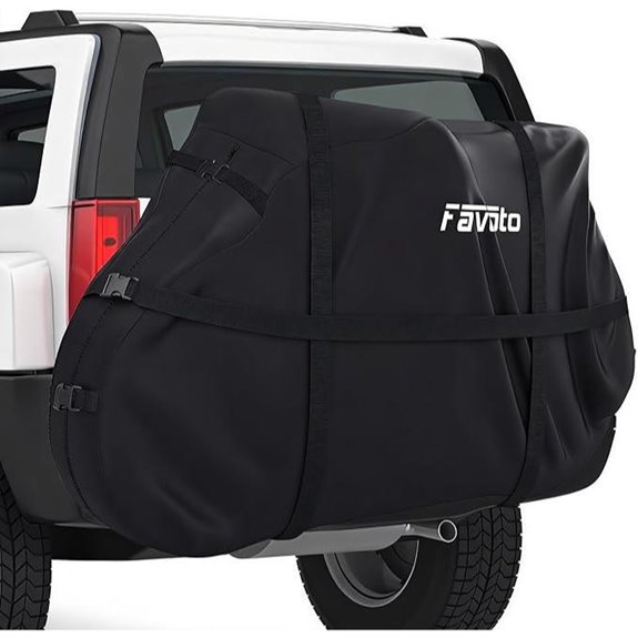 Favoto Waterproof Bike Cover for 2 Bikes on Hitch