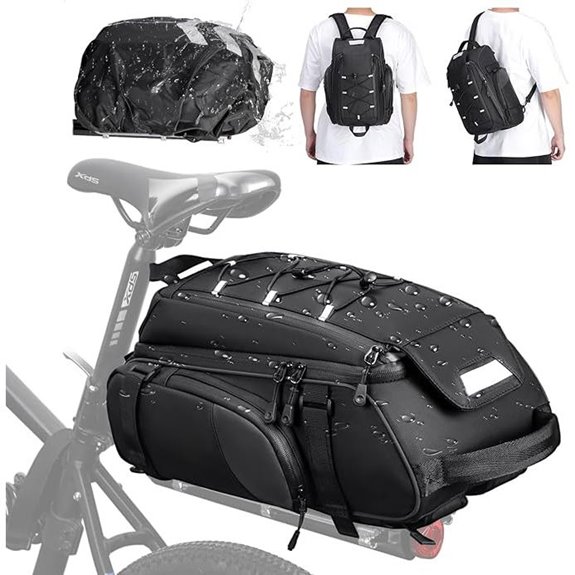 Rainsmore Waterproof Bike Rear Rack Pannier Bag