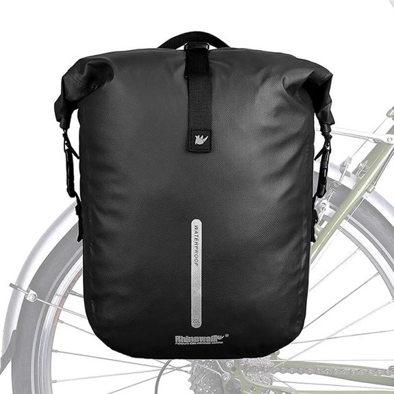 Rhinowalk Waterproof Bicycle Pannier Bag with Laptop Compartment