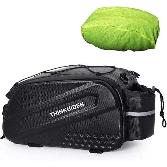 ThinkRider Waterproof Bike Saddle Bag with Rain Cover