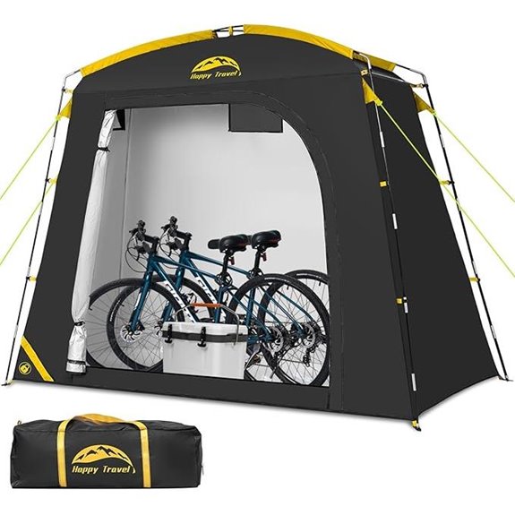 waterproof bike shed with lock