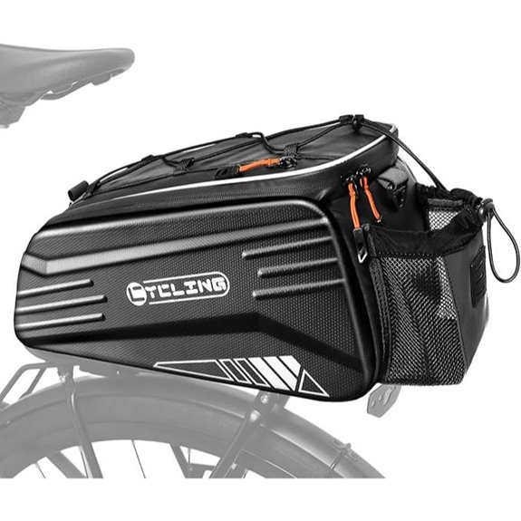 WOTOW Waterproof Bike Rear Rack Bag (10L)