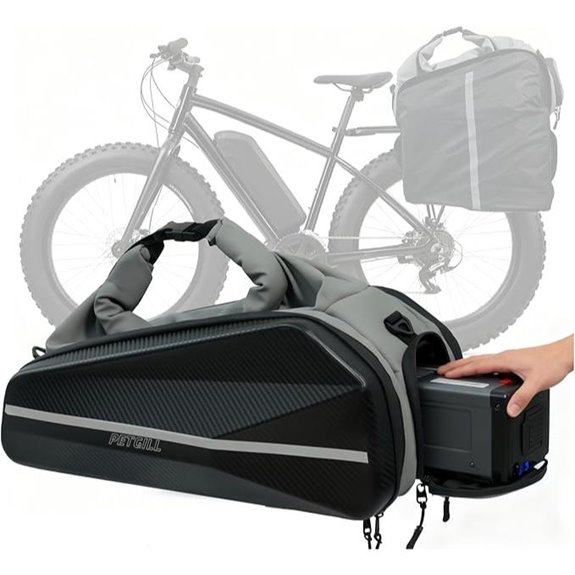 Ebike Waterproof Battery Bag with Reflective Strips