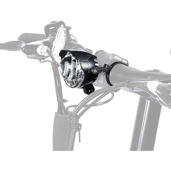 eBikeling Waterproof Electric Bicycle Headlight with Horn