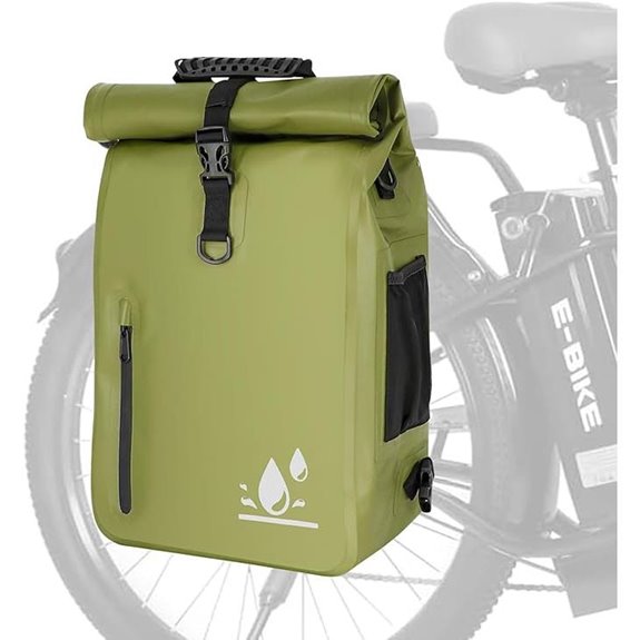 YEEGO DIRECT Waterproof Bike Panniers 29L Green
