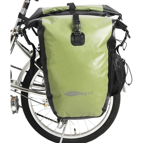 Waterproof Bike Panniers for Grocery and Laptop