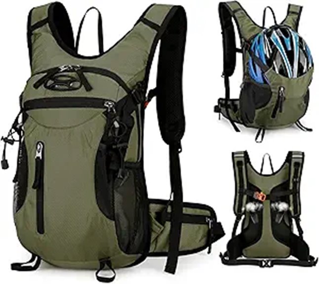 15L Waterproof Hiking Backpack with Chest Strap