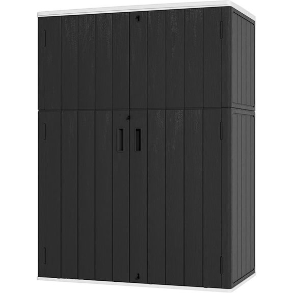 waterproof lockable storage shed