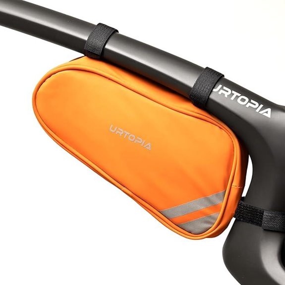 URTOPIA Waterproof Bike Frame Bag 1.5L Orange