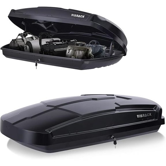 Heavy Duty Waterproof Roof Cargo Box with Keys