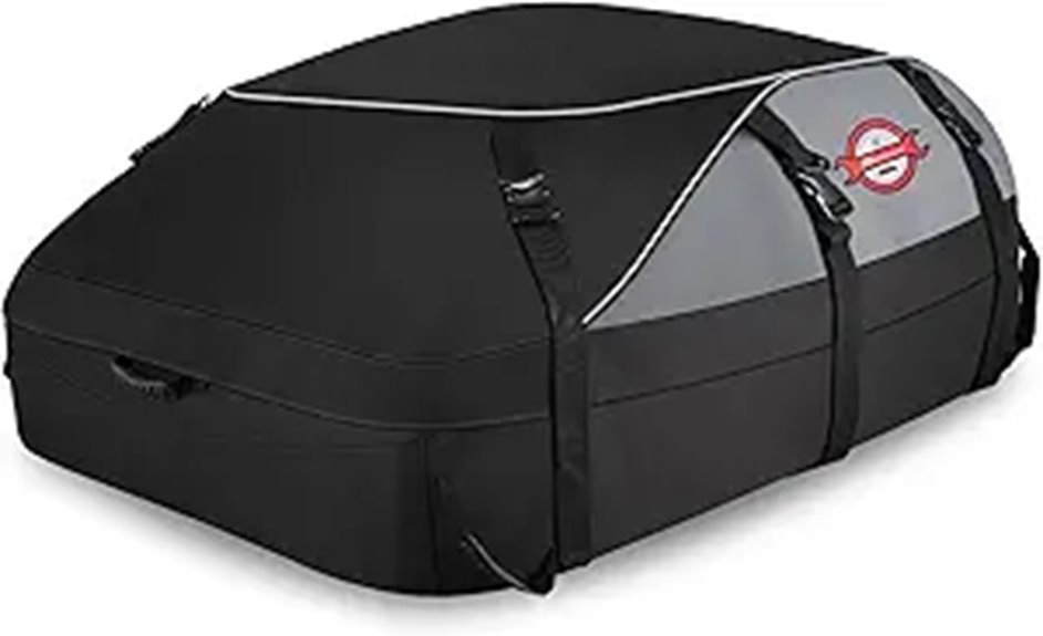 Sailnovo Waterproof Rooftop Cargo Carrier with Tie-Downs