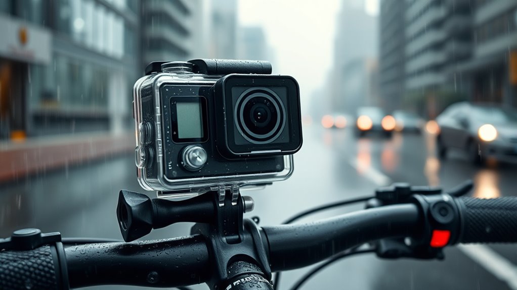 weather resistant action camera features