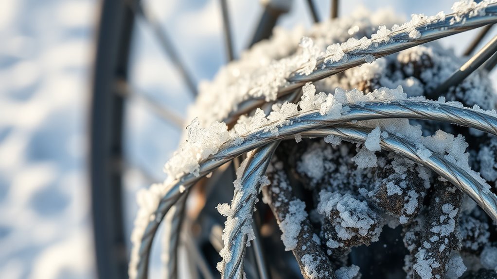 winter bike cable maintenance