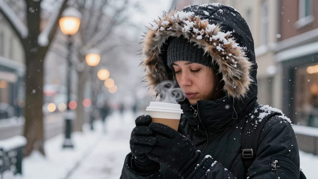 winter sweat chill prevention