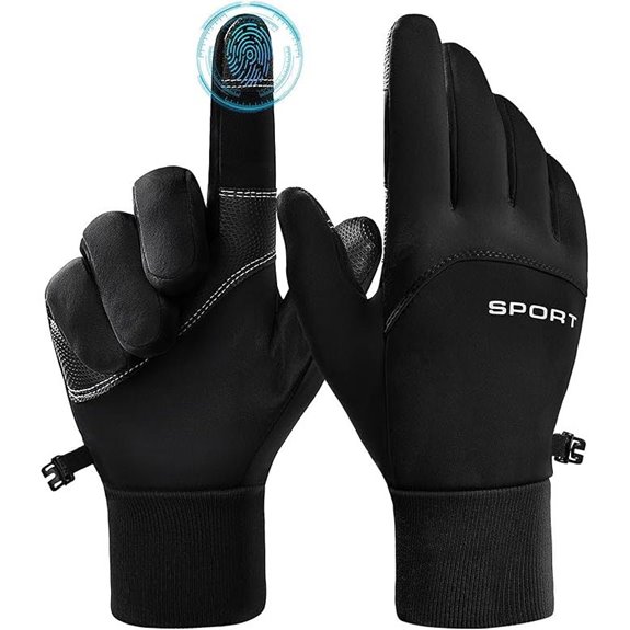 AURUZA Men’s Winter Cycling Gloves with Touch Screen