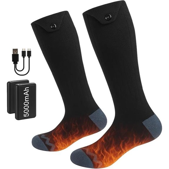 Rechargeable Heated Socks for Men and Women