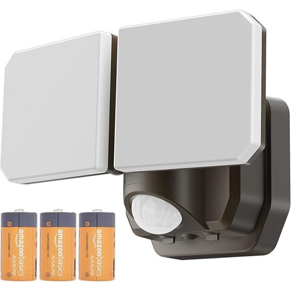 Battery Powered Motion Sensor Security Light