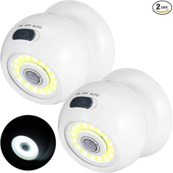 LemonBest Wireless Outdoor Motion Sensor Lights (2 Pack)
