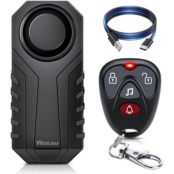 Wireless Bike Alarm with Remote and Waterproof Design