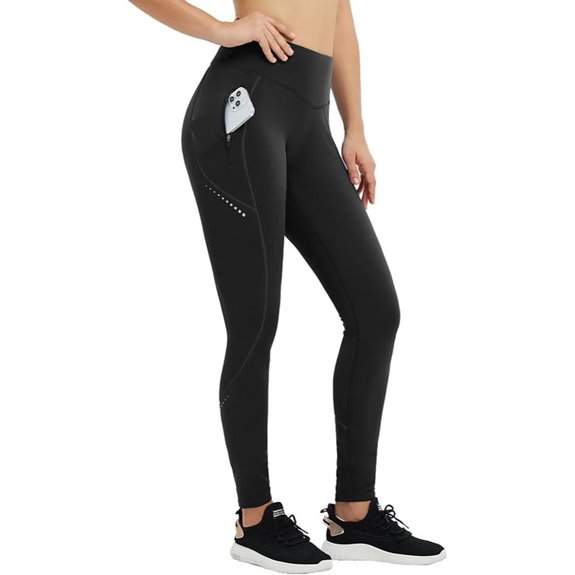 Baleaf Women's Fleece-Lined Cycling Tights with Pockets