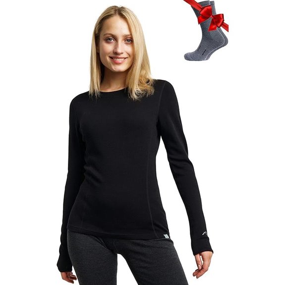 Merino.tech Merino Wool Thermal Base Layer Women