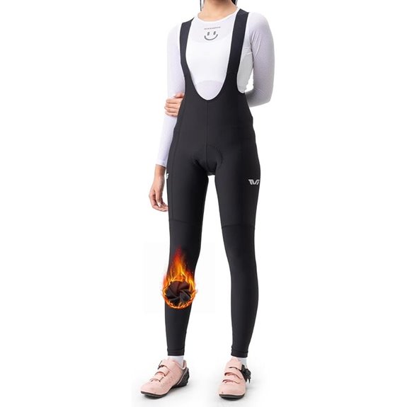 ROCKBROS Women's Padded Thermal Cycling Bib Pants