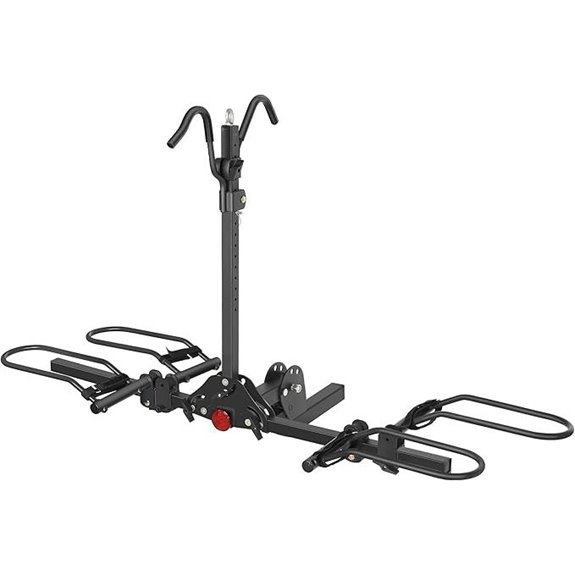 Young 2-Bike Hitch Rack with Tilt & Fold
