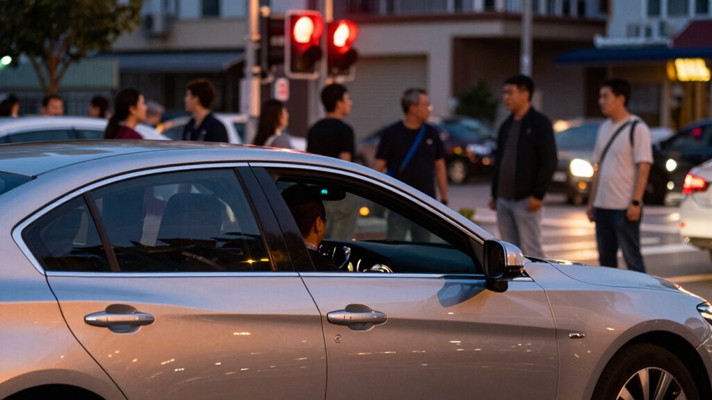 avoid parking next to drivers