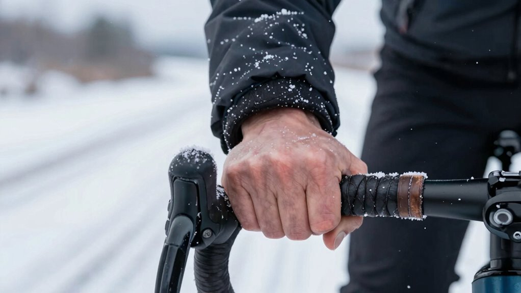 cold hands hinder riding safety