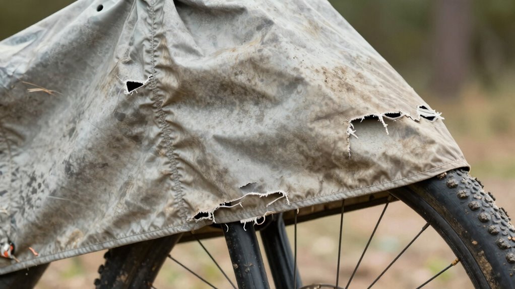 damaging transporting bike covers