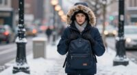 discreet winter commuting gear