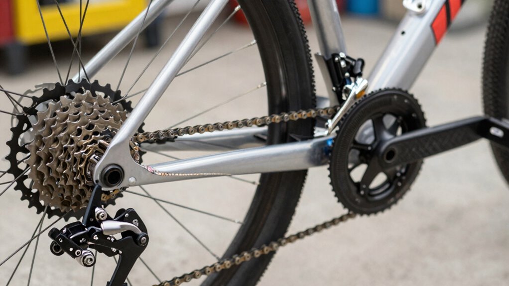 ergonomic organized bike maintenance