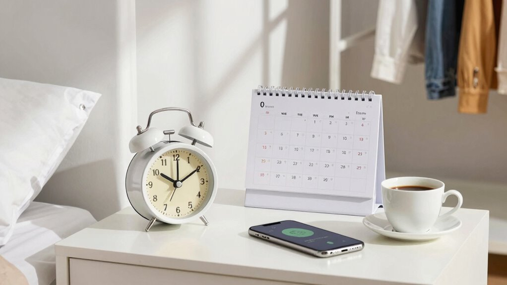 establish consistent organized routines