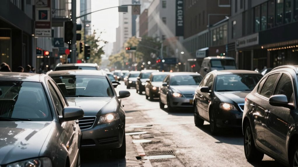 glare impairs nighttime visibility