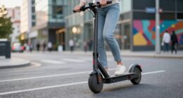 improve e scooter cornering technique