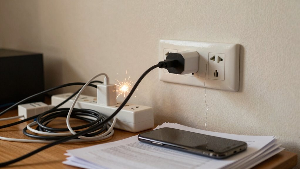 incorrect charging setup causes stress