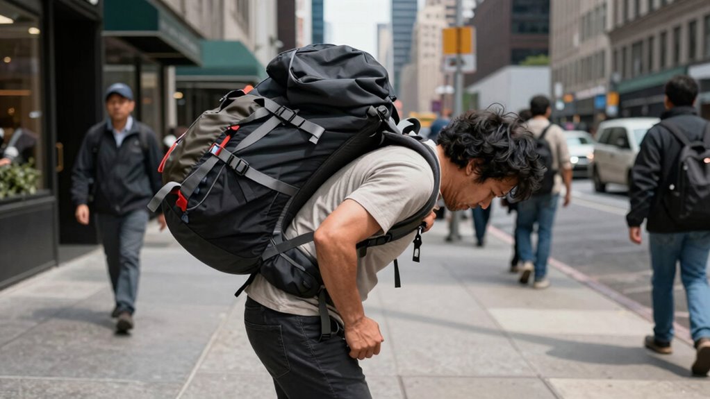 incorrect weight distribution causes fatigue