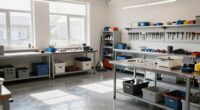 maintain a tidy repair space
