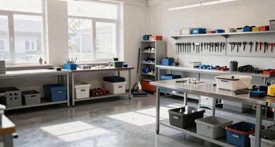 maintain a tidy repair space