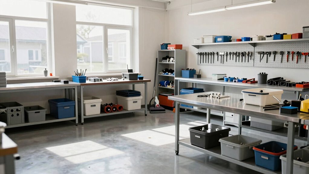 maintain a tidy repair space