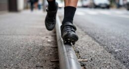 maintain balance on uneven surfaces