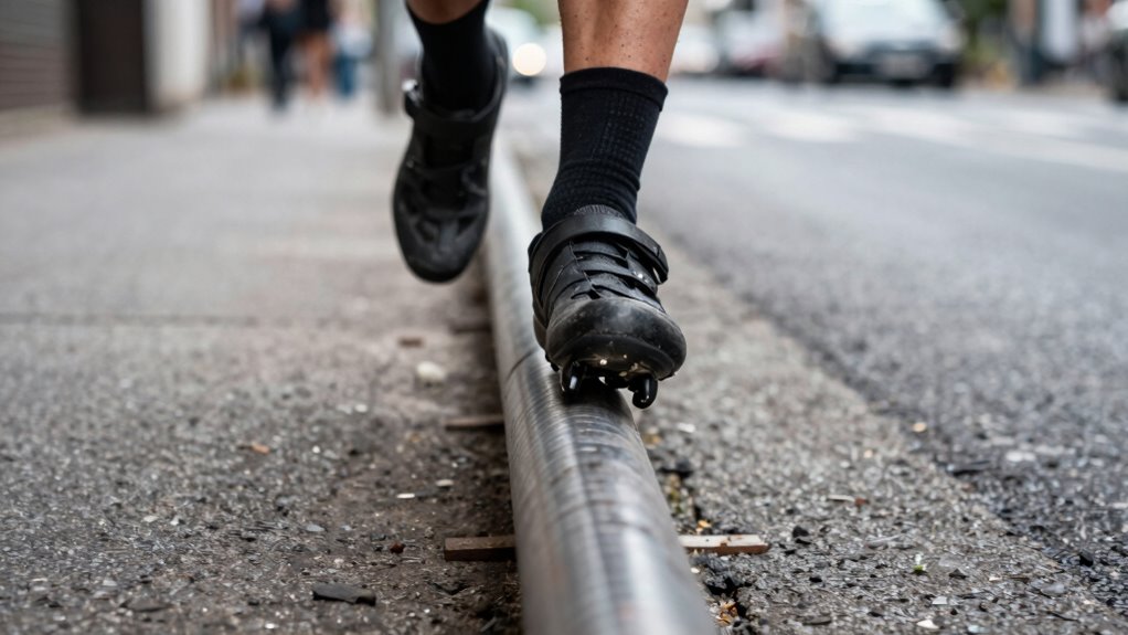 maintain balance on uneven surfaces