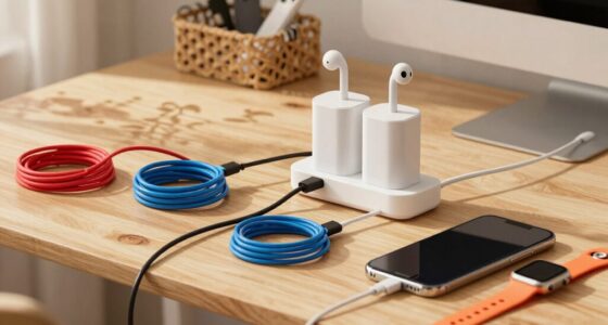 organize chargers efficiently compactly