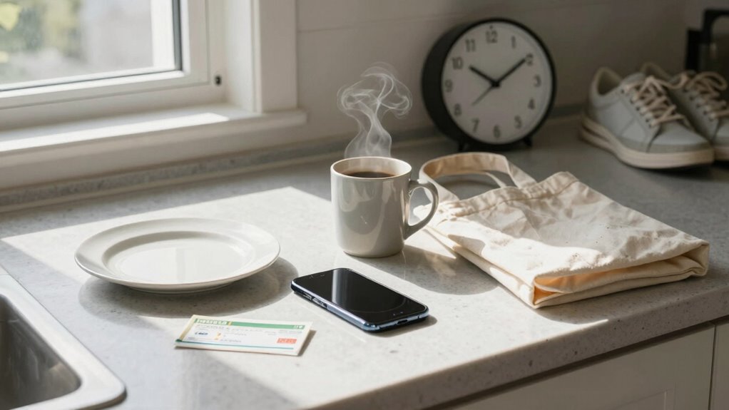 organized mornings reduce stress