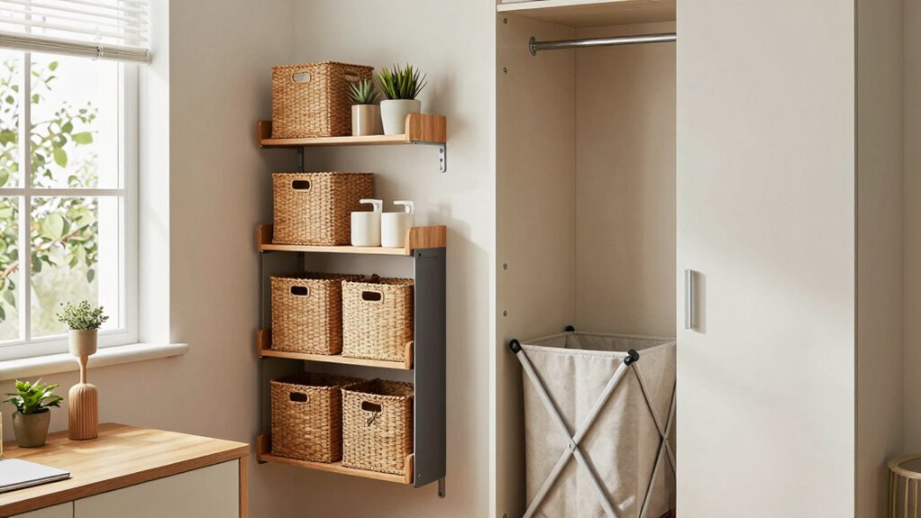organized small space storage