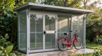 outdoor bike storage security