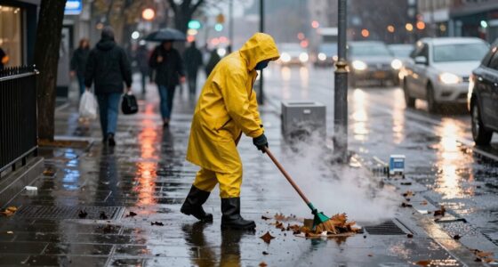 post rain debris removal