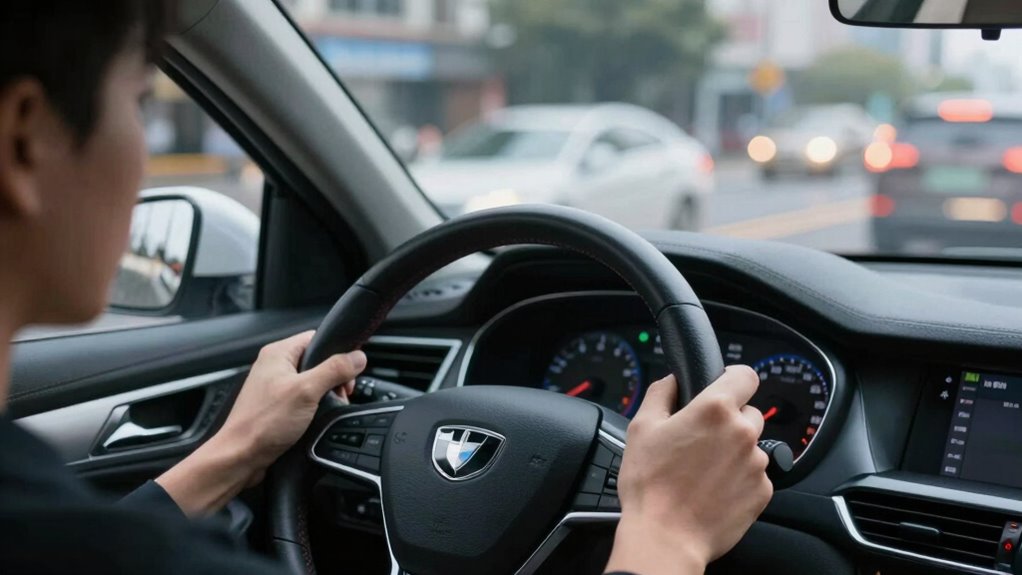 pre turn driver cues